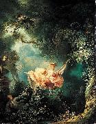 Jean Honore Fragonard The Happy Accidents of the Swing Spain oil painting artist